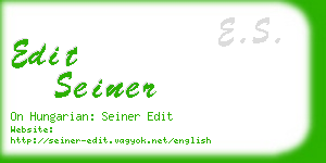 edit seiner business card
